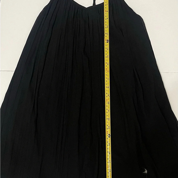 Abercrombie & Fitch Pleated Sleeveless A-Line Mini Dress Straps Black Size XS - Picture 12 of 13